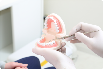 痛みに最大限配慮した治療を行います